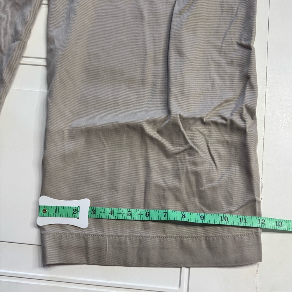 Madewell Women’s Sz 14 Super High Rise Tan Wide Leg Trousers Pants Stretch Waist - Picture 7 of 7